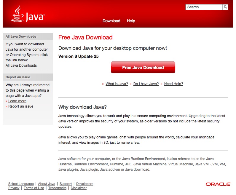 Download Java 7 Mac 10.10